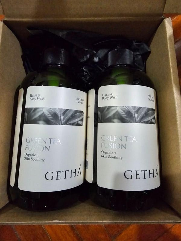 Customer photo review of Getha Premium Botanical Body Wash 500ml