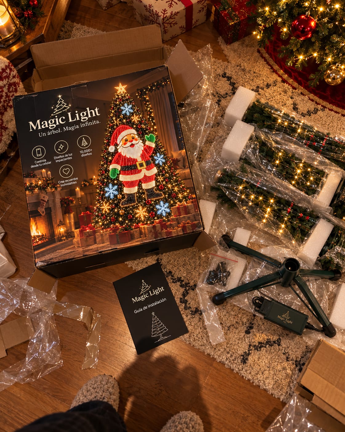 Customer photo review of Luces LED Navideñas Inteligentes