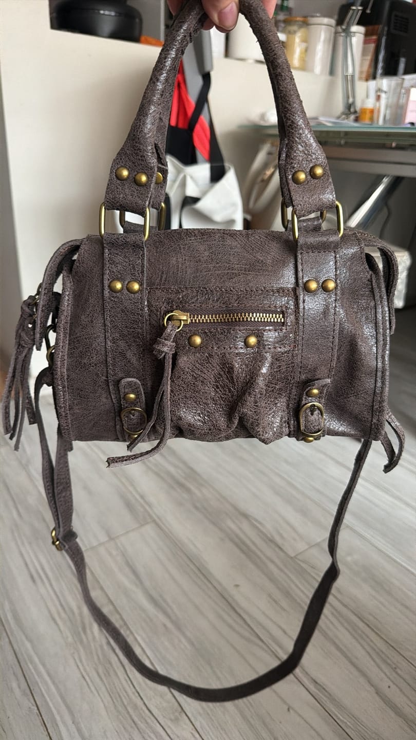 Customer photo review of Mini it girl bag dark chocolate