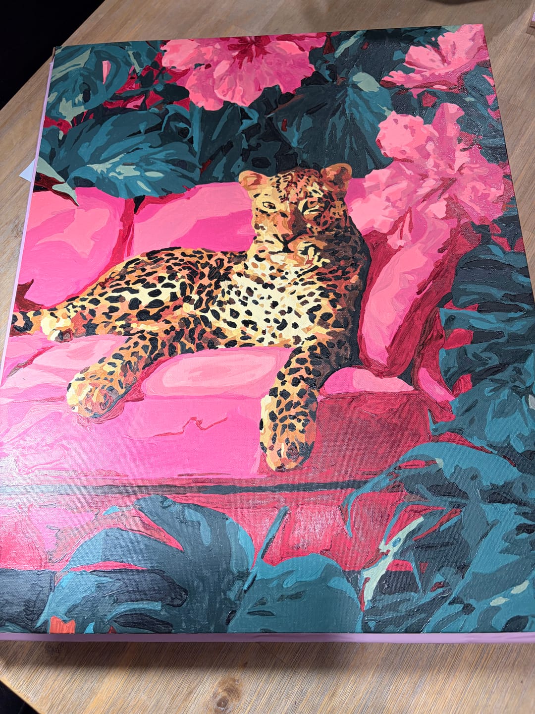 Customer photo review of Wild elegance | Paint by Number