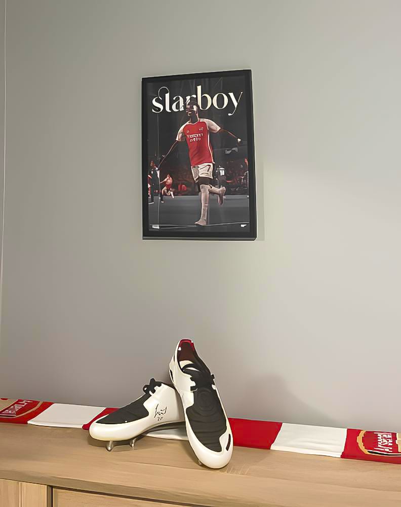 Customer photo review of Bukayo Saka 'Starboy' Poster