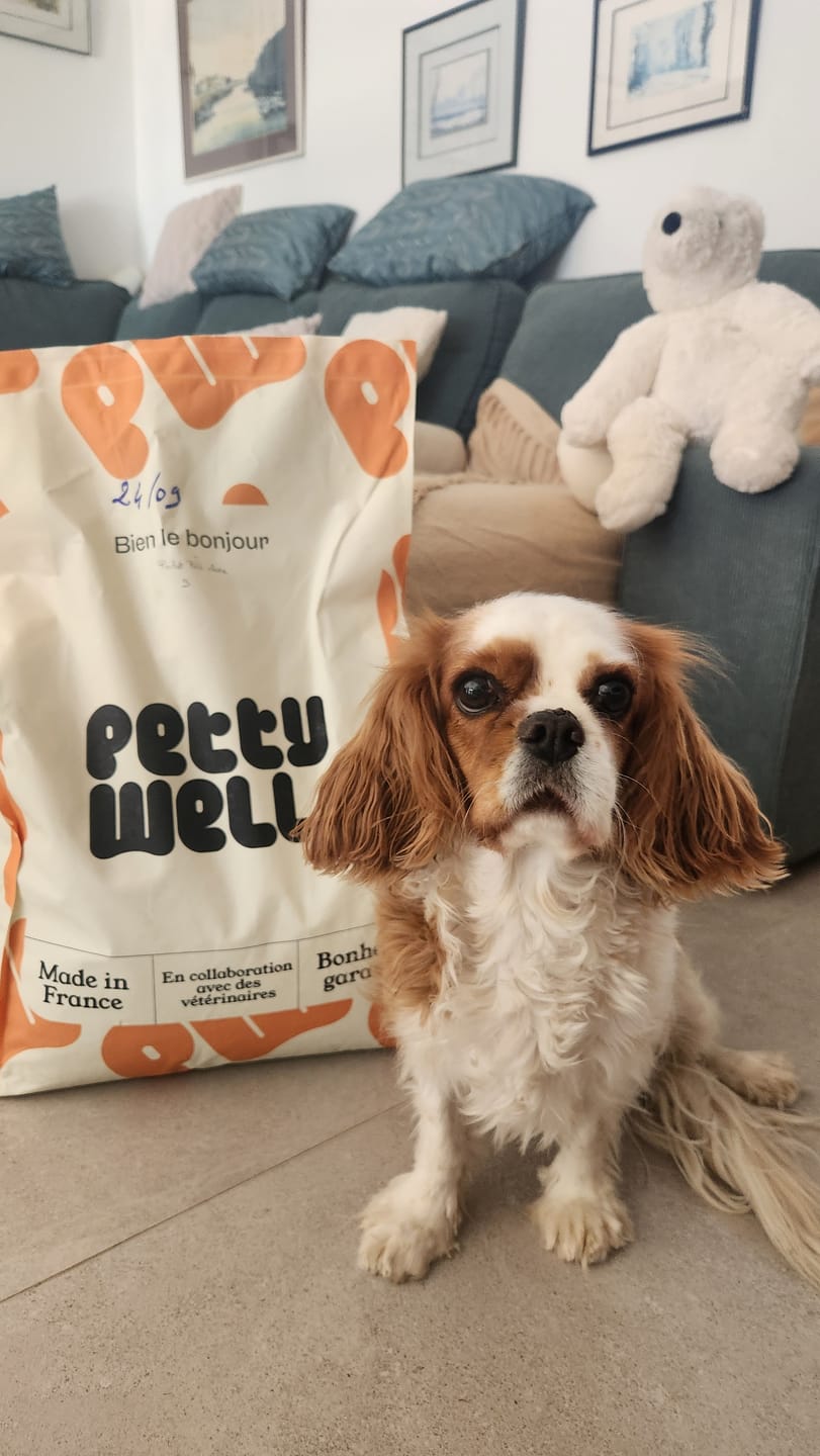 Customer photo review of Croquettes Poulet pour chien (petite) - 1. 84 Mig