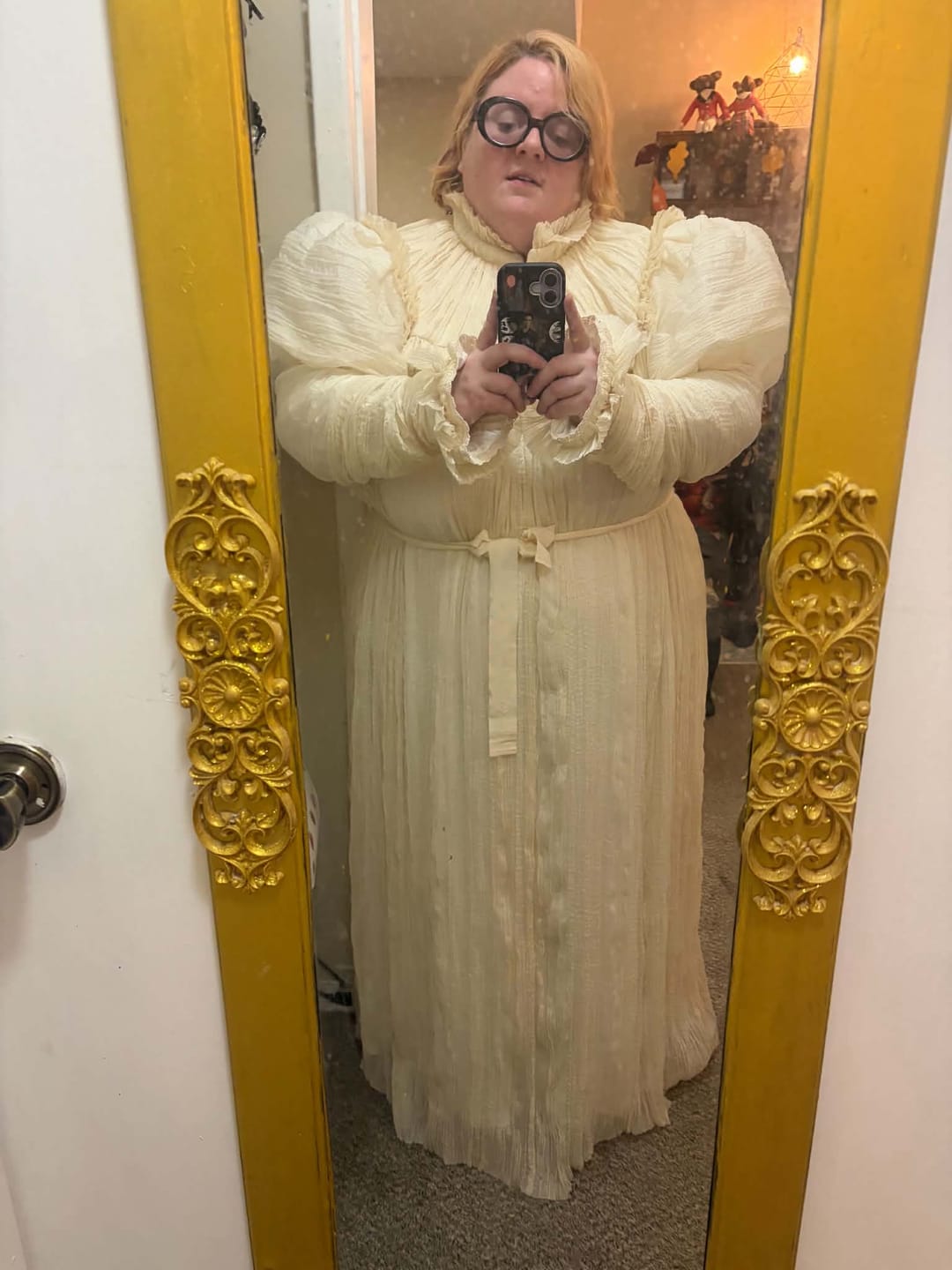 Customer photo review of CRIMSON PEAK™ Edith Victorian Gown in Ivory