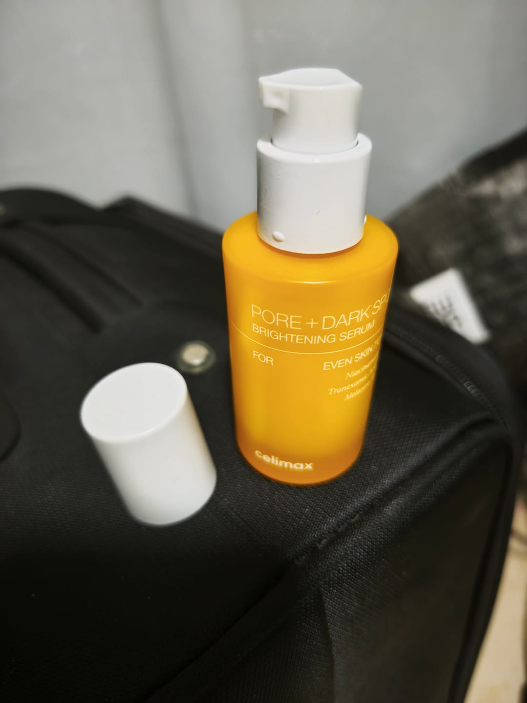 Customer photo review of CELIMAX - Pore+Dark Spot Brightening Serum 30 ML | Suero Reductor de Poros y Manchas