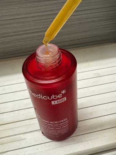 Customer photo review of 21% Red Succinic Acid Cleansing Booster Serum