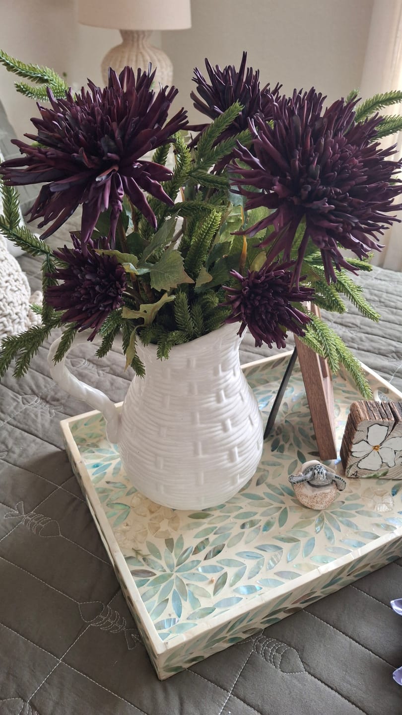 Customer photo review of Plum Spider Dahlia Stem