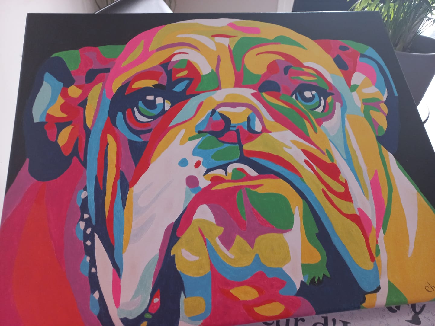 Customer photo review of Bulldog Pop Art