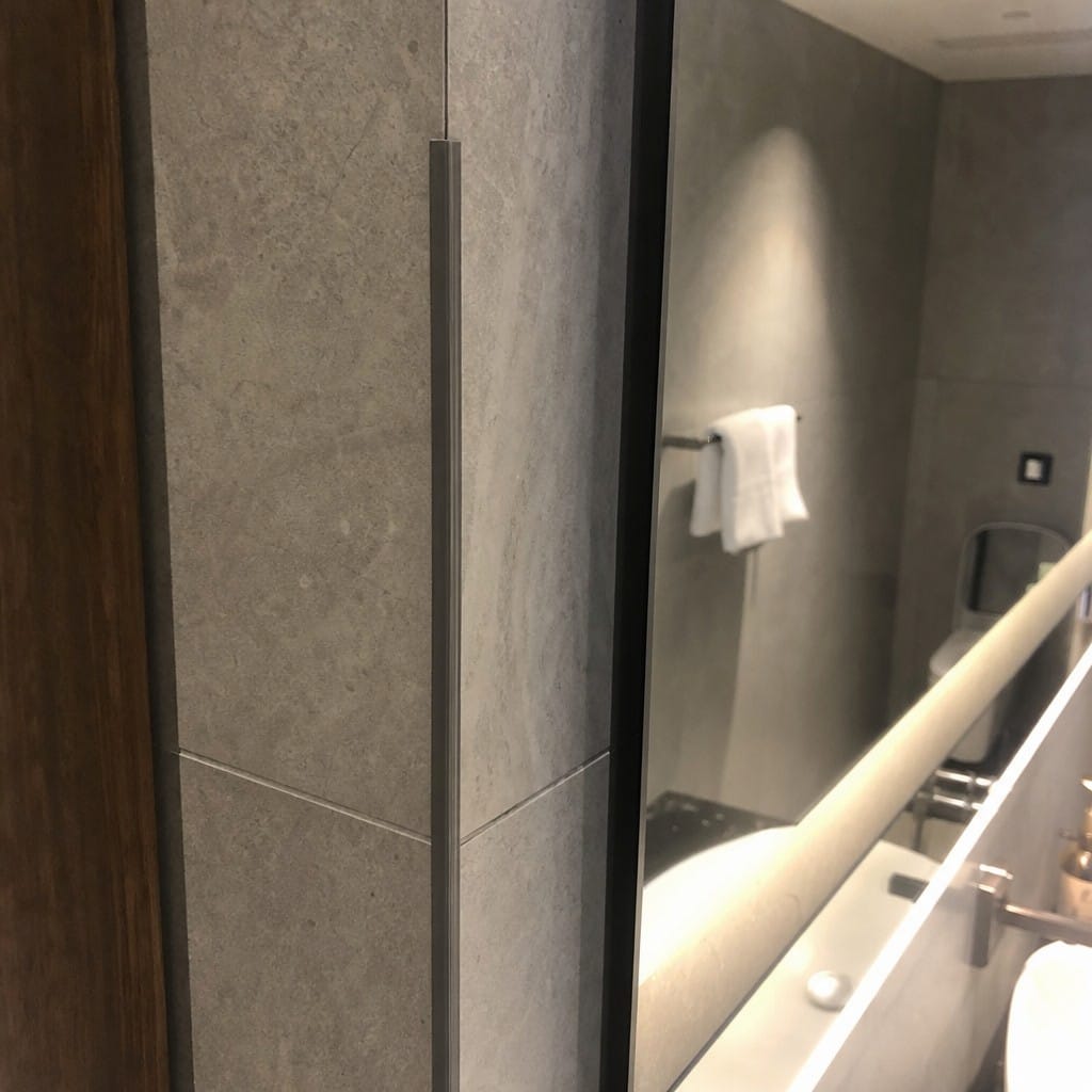Customer photo review of PVC Tile Trim Straight Edge 6mm 8mm 10mm 12mm for Walls