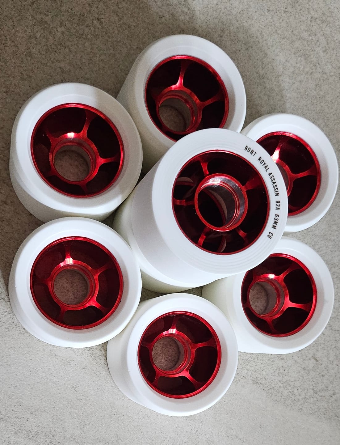 Customer photo review of Royal Assassin Indoor Roller Skate Wheels