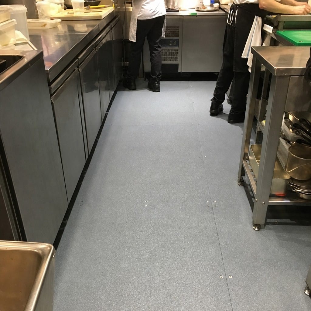 Customer photo review of Anti-Slip GRP Sheet 5mm R13 Gritted Floor Panel - 3 Sizes, 3 Colours