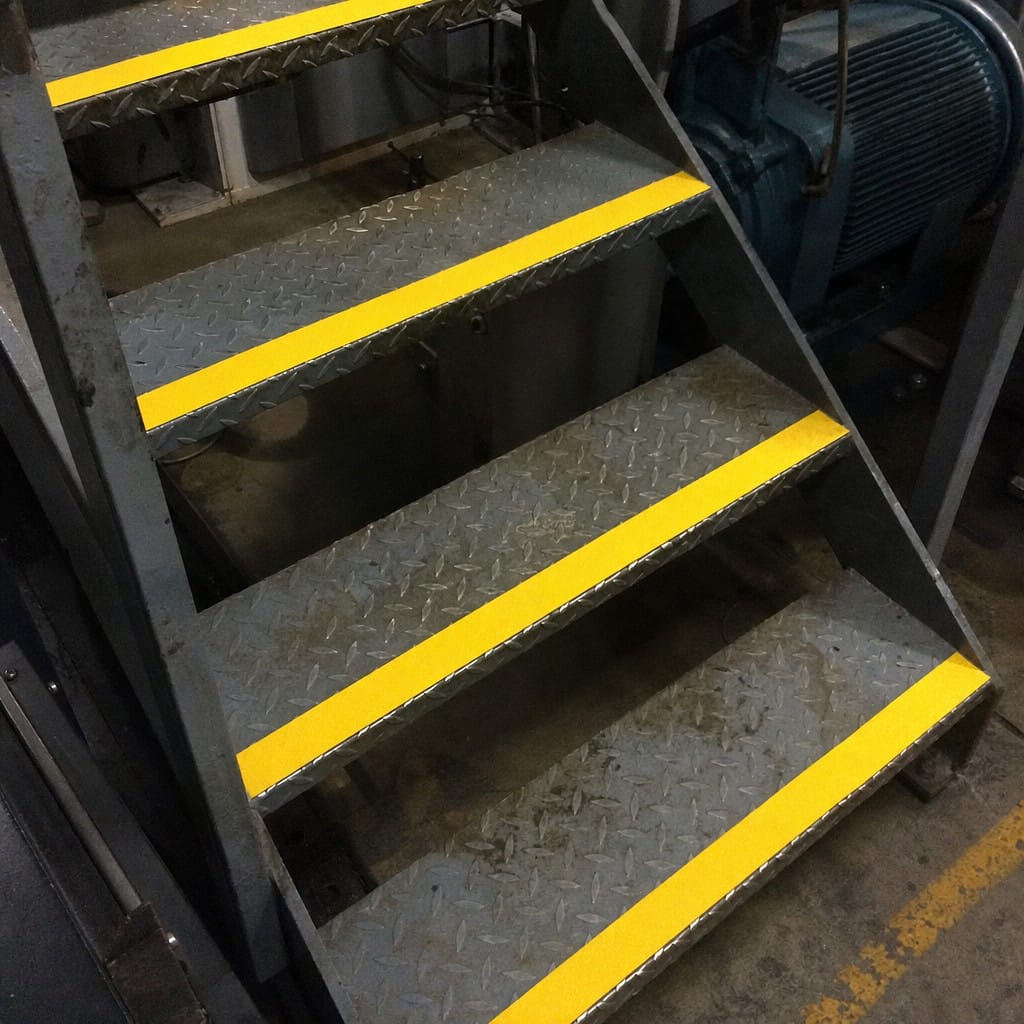 Customer photo review of Yellow Anti-Slip Tape | Silicon Carbide | DDA Compliant | 18.3m Roll