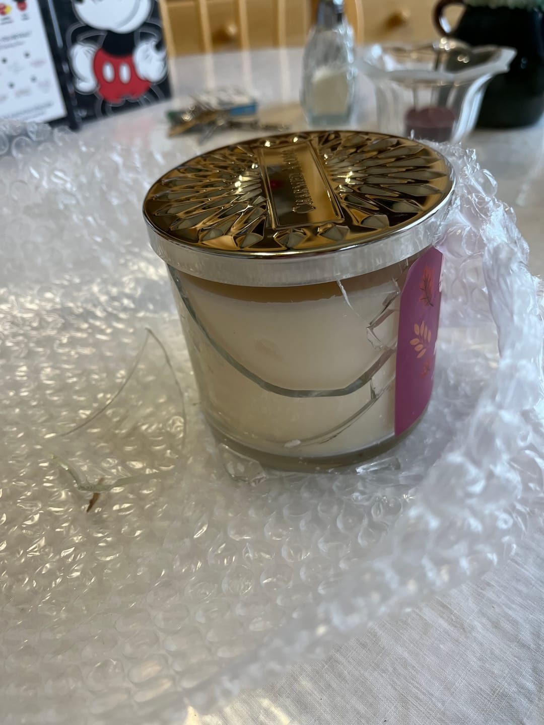 Customer photo review of Snuggle Into Sweater Weather Candle - Ring Collection