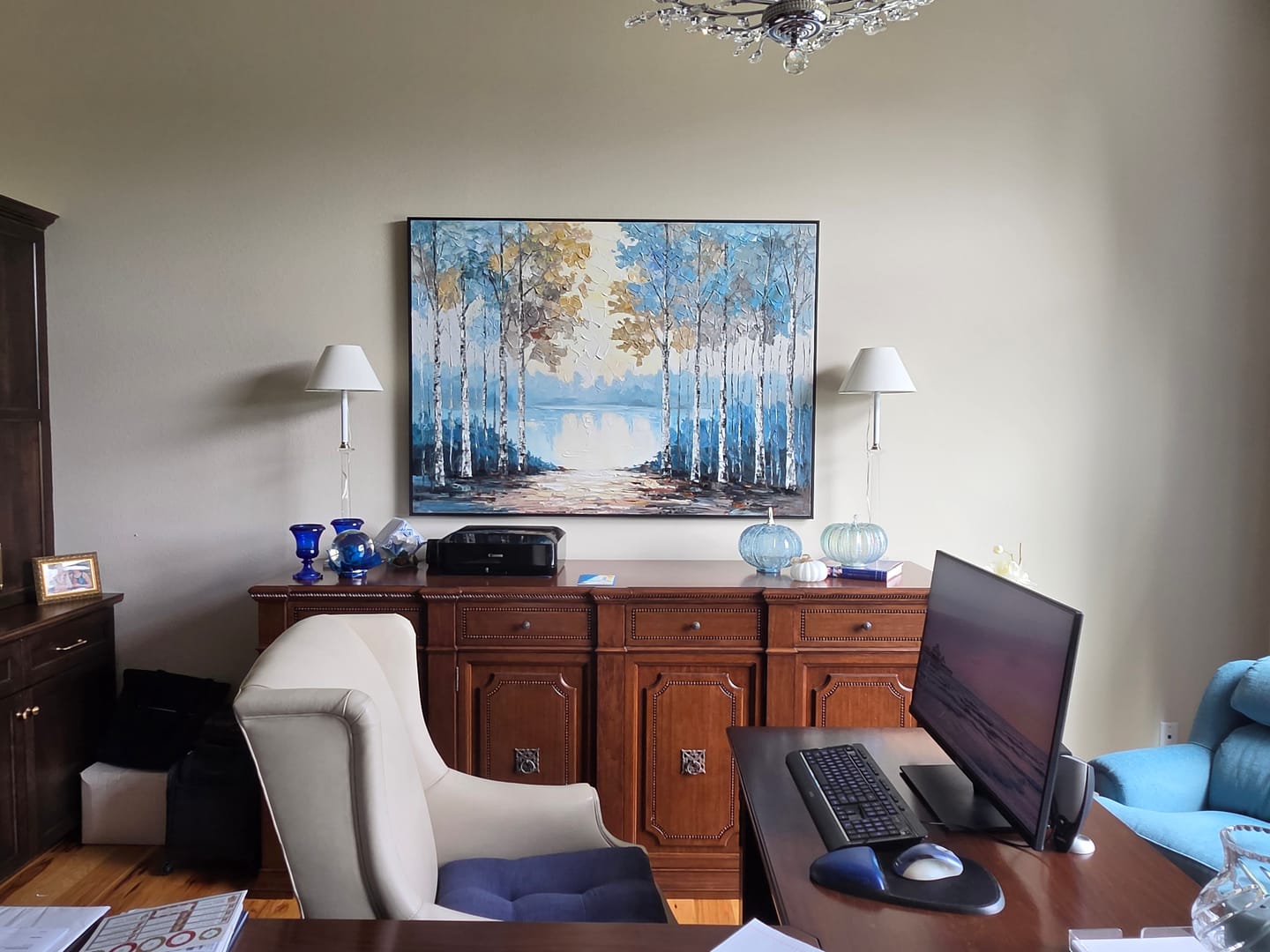 Customer photo review of Tree Abstract Textured Wall Art #TP098