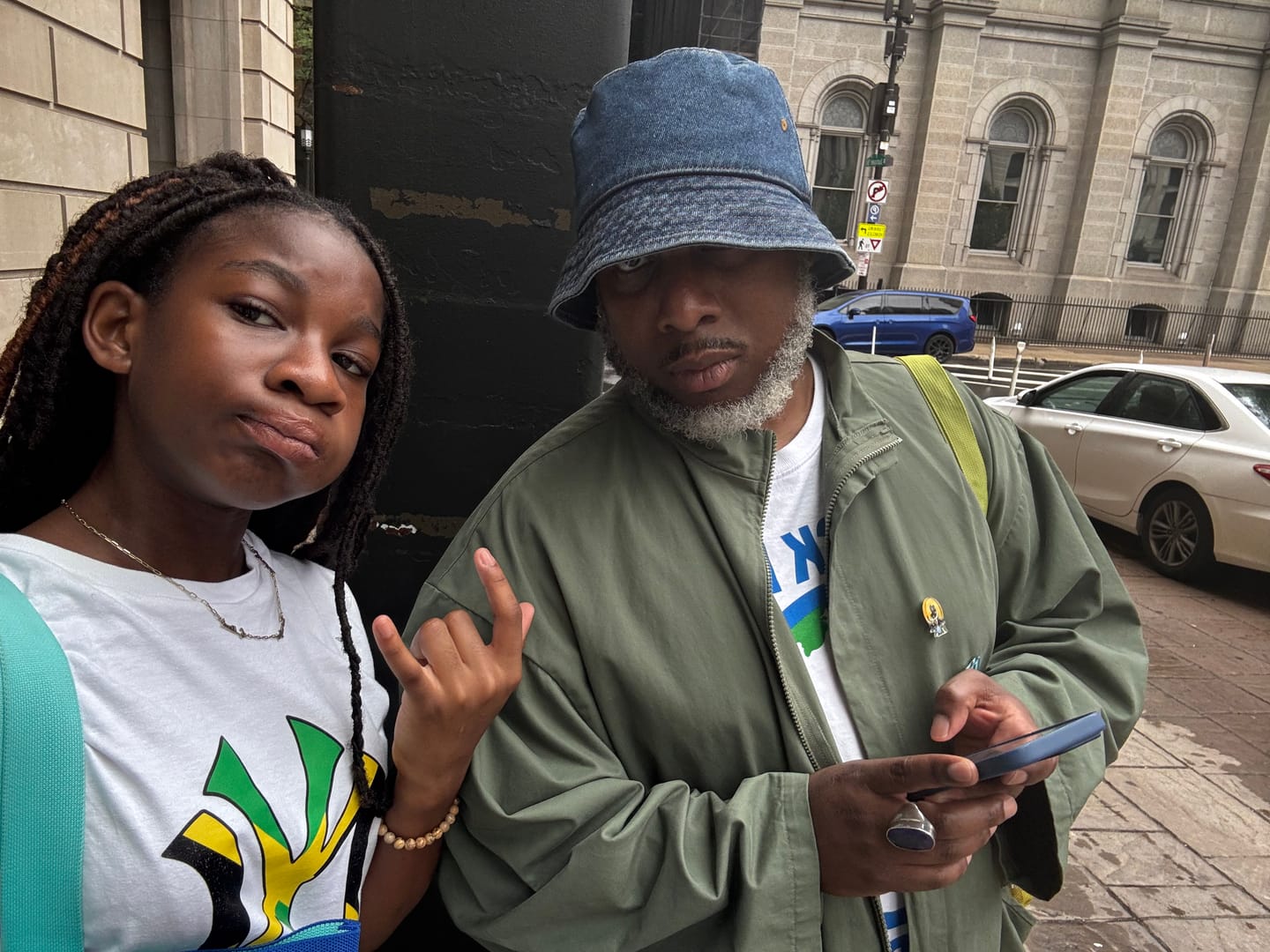 Customer photo review of Caribbean Flags x NY Baby Tee