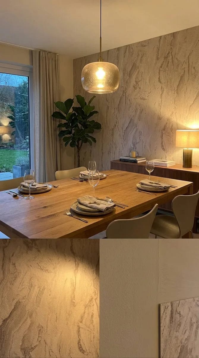 Customer photo review of Panneau PVC - Effet Pierre Gris - 250 x 120 cm – 100% Imperméable - 15 ans Garantie