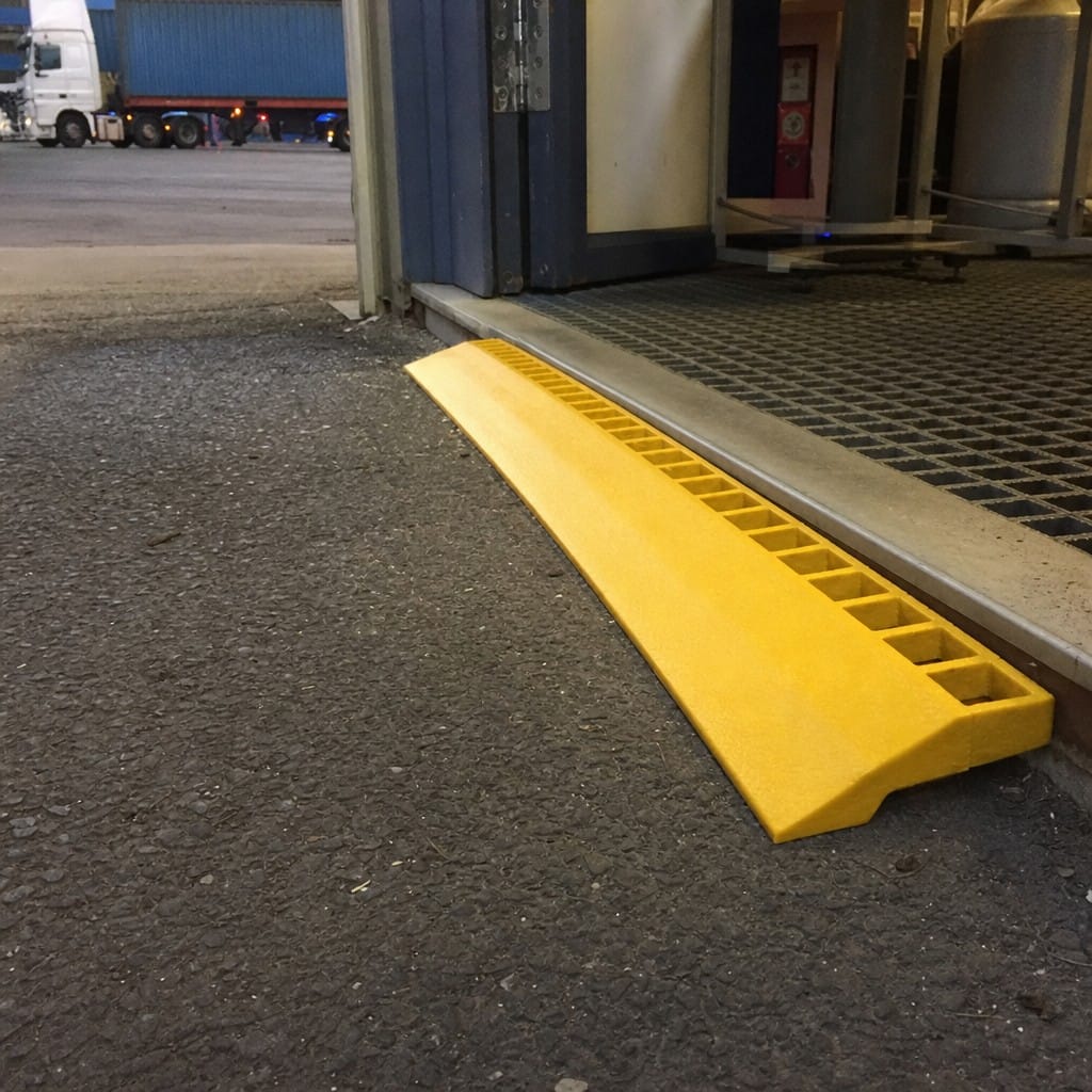 Customer photo review of GRP Grating Ramp | Anti-Slip Fibreglass Access Ramp for 38mm GRP Grating Panels