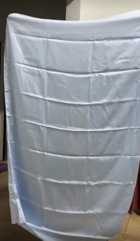Customer photo review of Getha Playpen Foldable Floor Mat Case - TENCEL™ Nano Silver Fabric