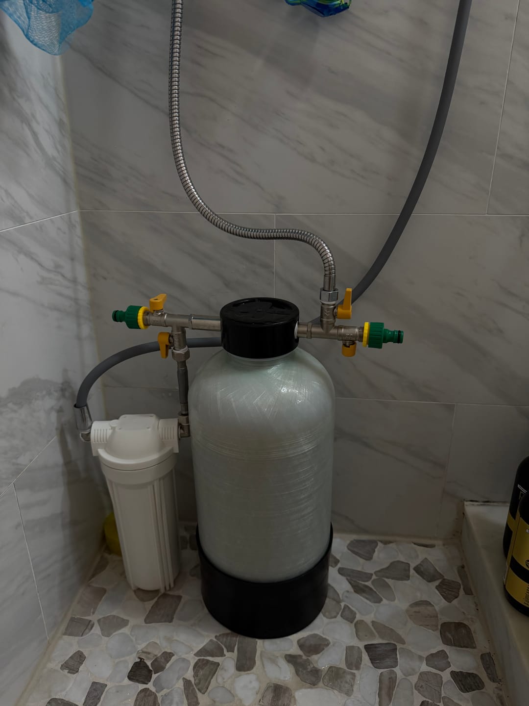 Customer photo review of Shower Water Softener System for Hard Water