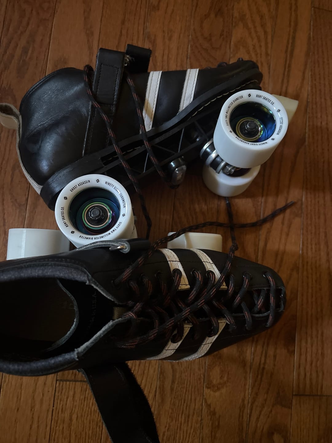 Customer photo review of Ghost Assassin Indoor & Jam Roller Skate Wheels