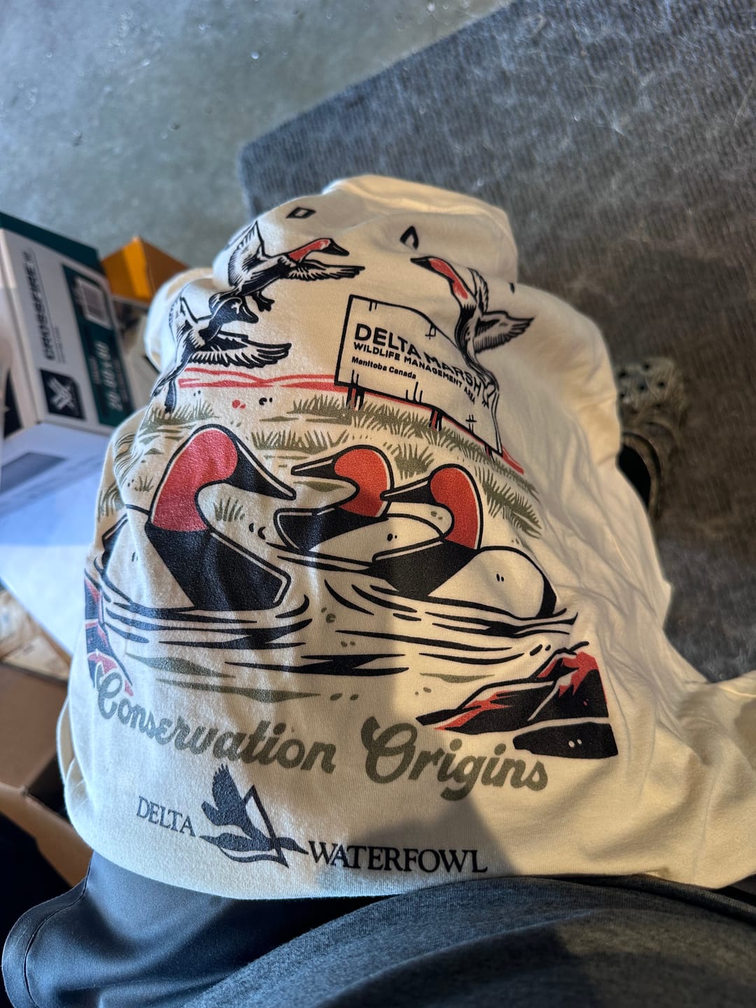 Customer photo review of Conservation Origins T-Shirt