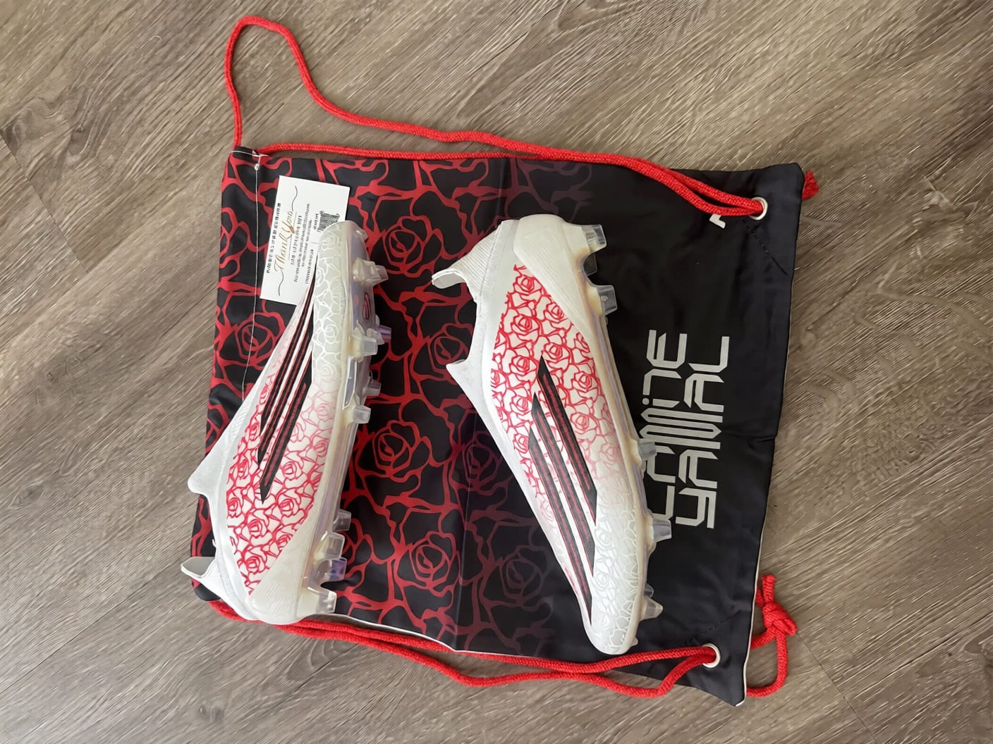 Customer photo review of F50 Elite x Lamine Yamal Laceless FG 'Heartbreaker'