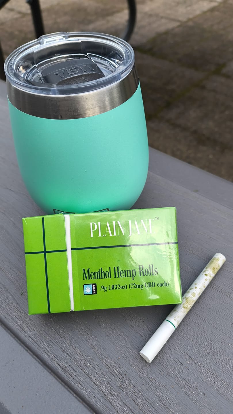 Customer photo review of Menthol Filtered Hemp Pre-Rolls (Menthol Crush Filters)