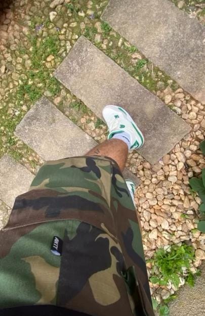 Customer photo review of Nike SB x Air Jordan 4 Retro "Pine Green"