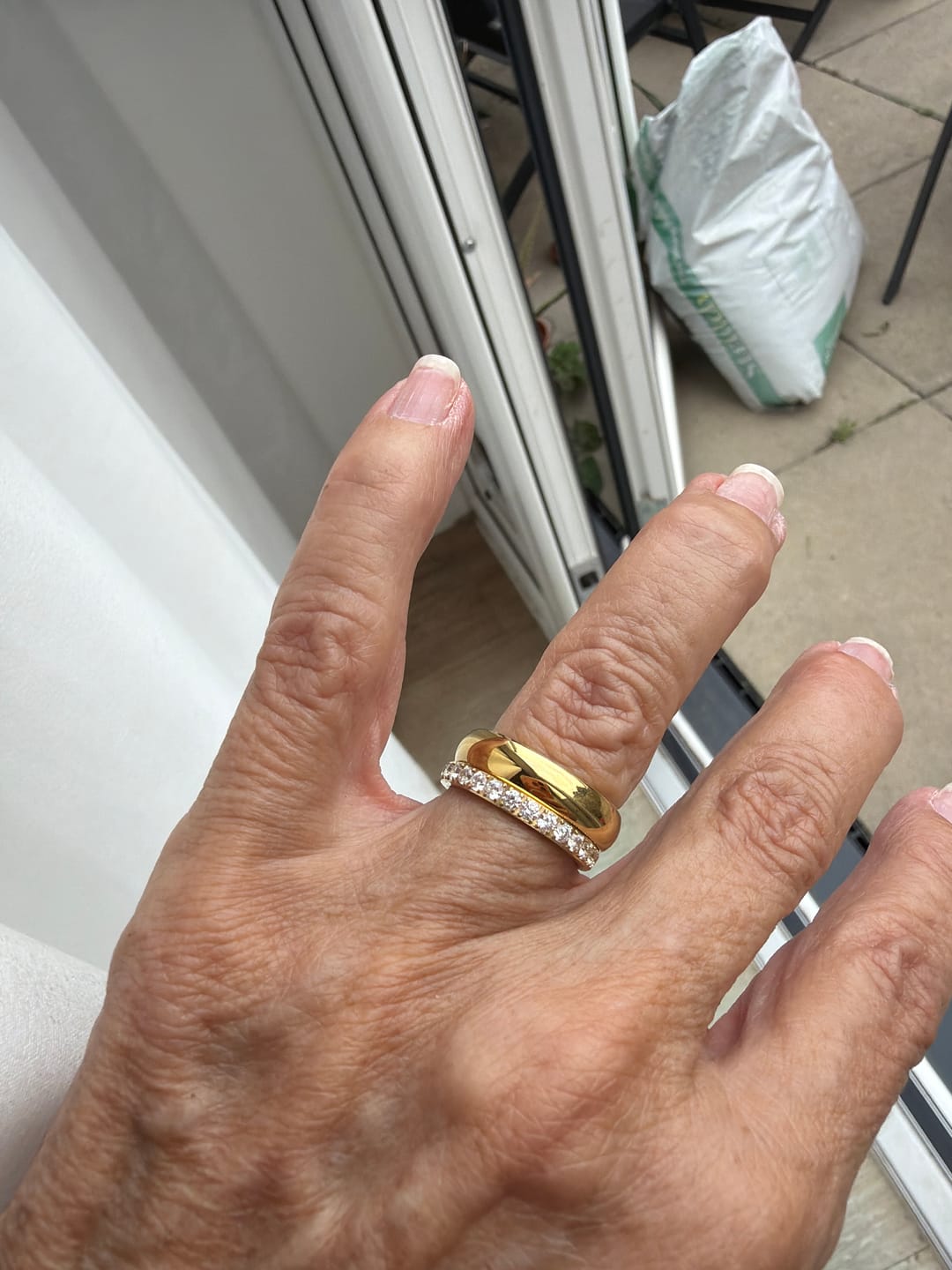 Customer photo review of Classic Stacking Ring