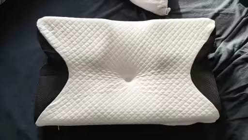 Customer photo review of Ergonomic Memory Foam Cervical Pillow