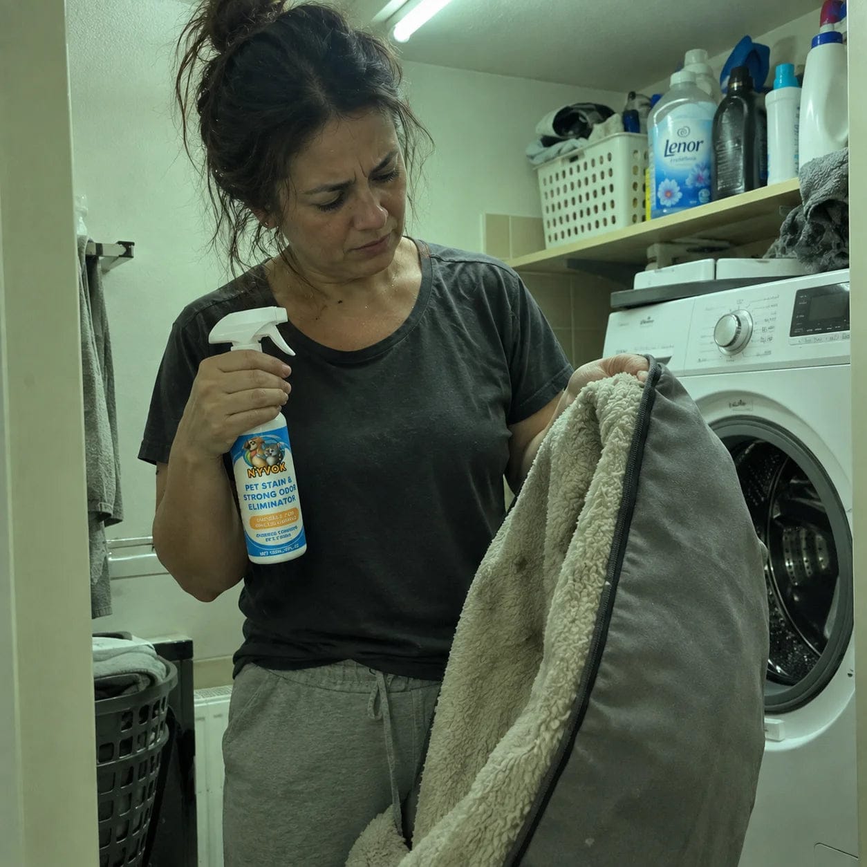 Customer photo review of NYVOK™ Spray Quita Manchas y Olor a Orines