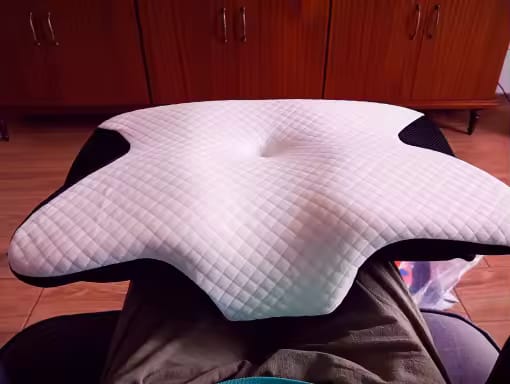 Customer photo review of Ergonomic Memory Foam Cervical Pillow