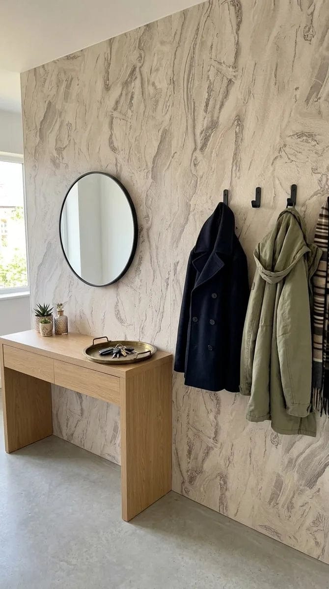 Customer photo review of Panneau PVC - Effet Pierre Gris - 250 x 120 cm – 100% Imperméable - 15 ans Garantie