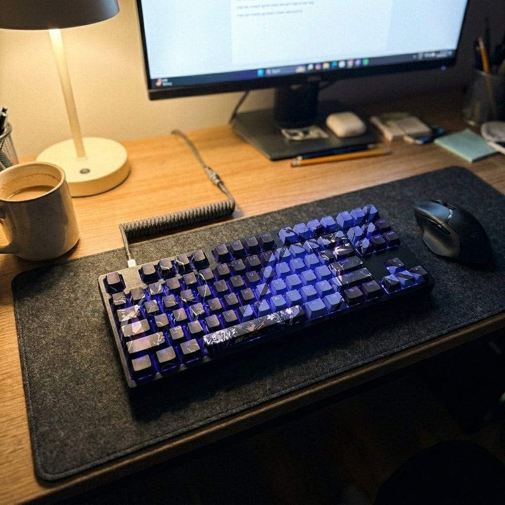 Customer photo review of Solo Leveling Keycaps
