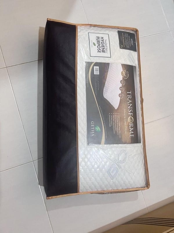 Customer photo review of (LIMITED UNIT) Getha Transforme Miracle Latex Pillow (NEW)