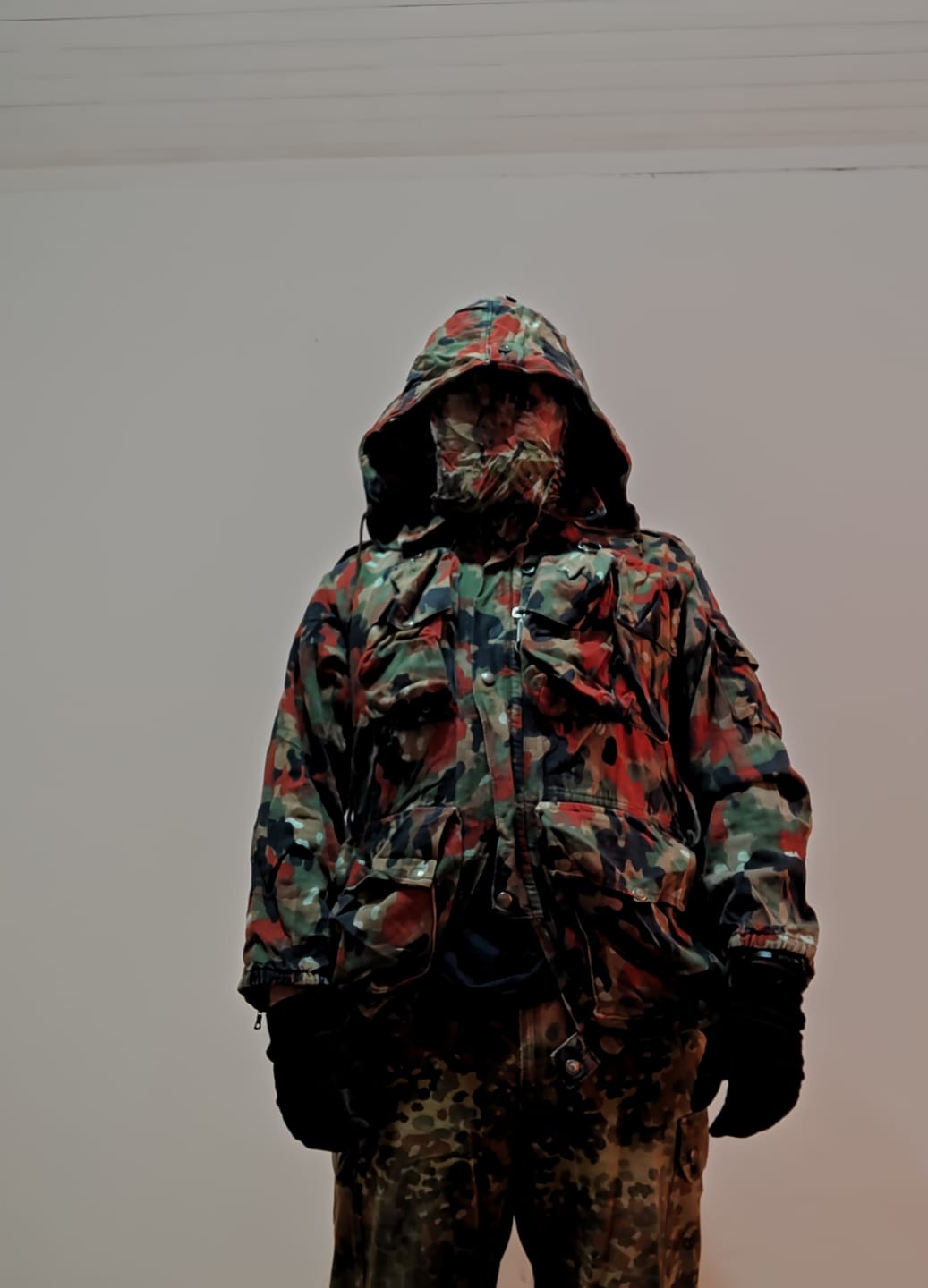 Customer photo review of Genuine Swiss army jacket M70 Alpenflage Camo sniper combat hooded parka