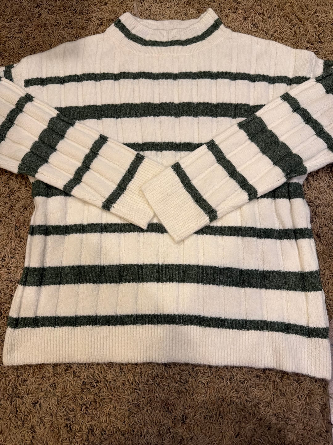 Customer photo review of The Cozy Horizon Sweater