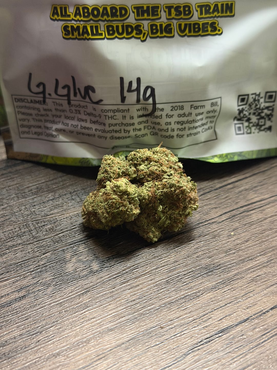 Customer photo review of Gorilla Glue THCA Flower