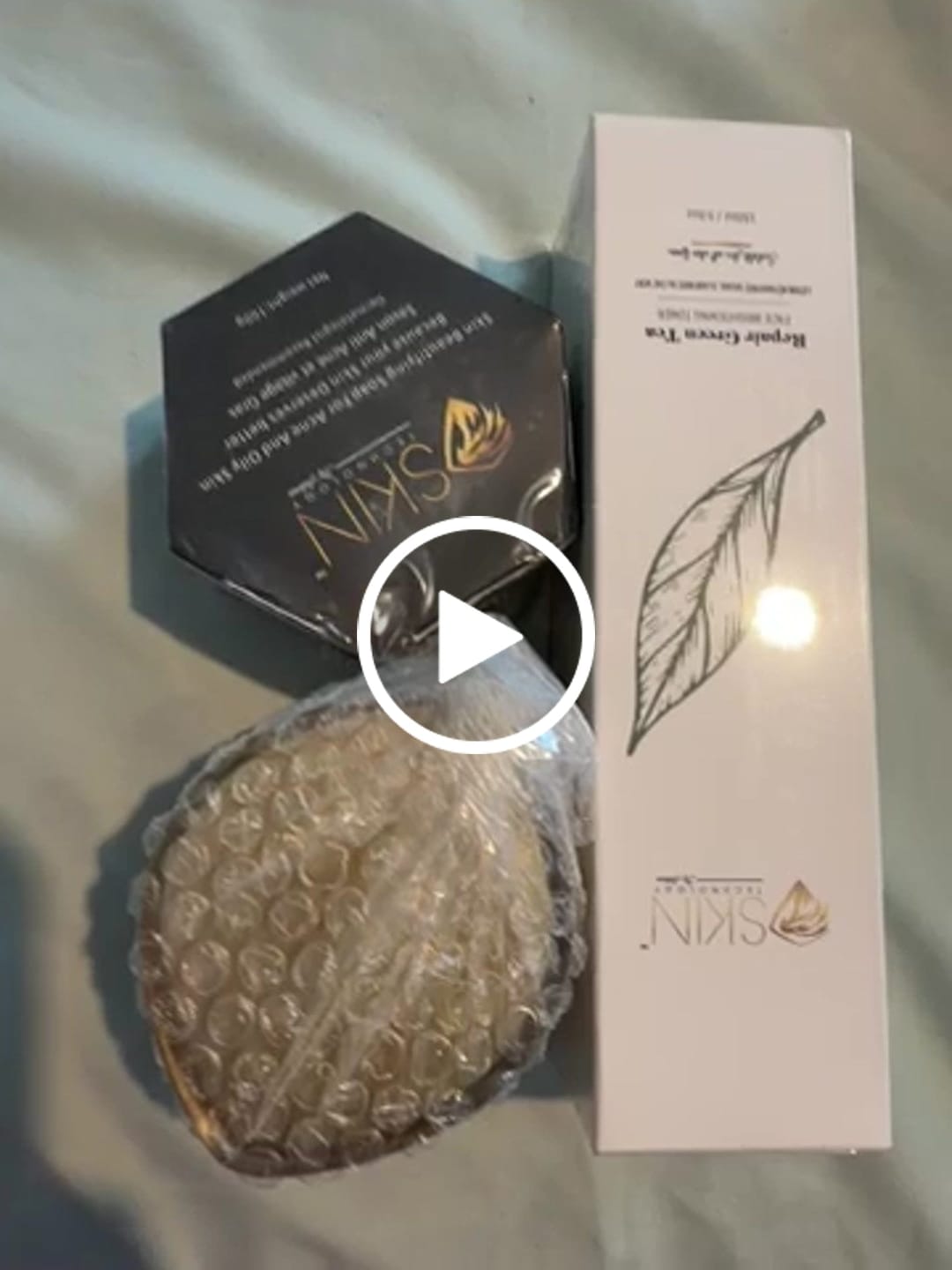 Customer video review of Advanced Brightening Green Tea Toner 60 ML