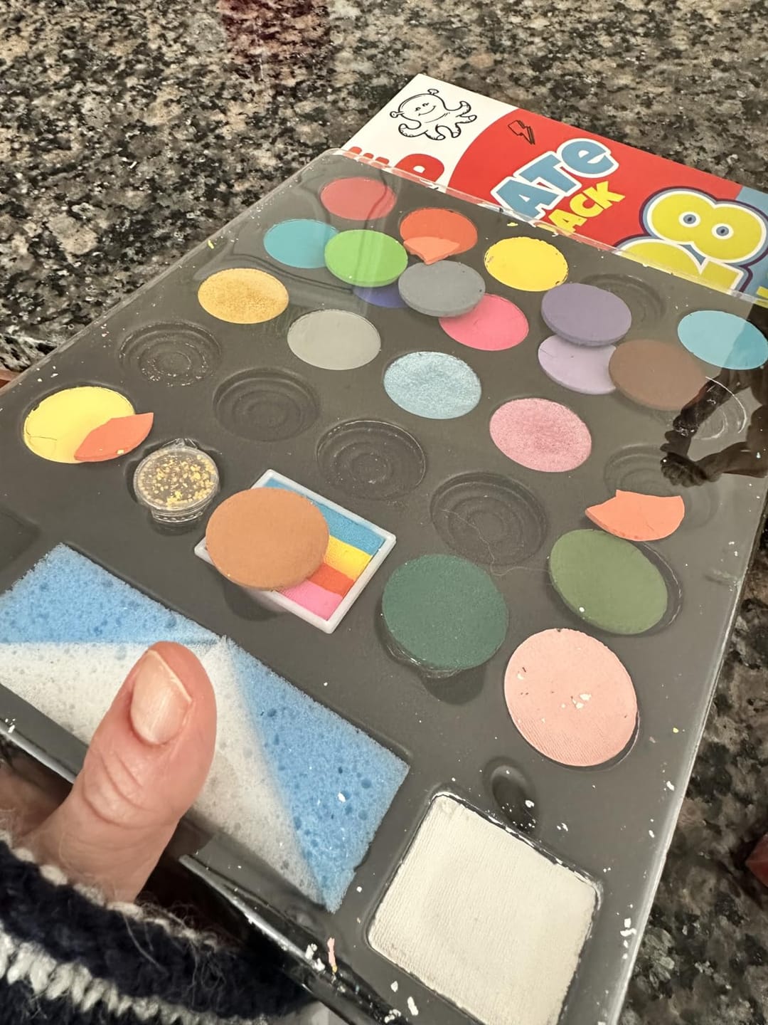 Customer photo review of Ultimate Party Pack - Face Paint for Kids