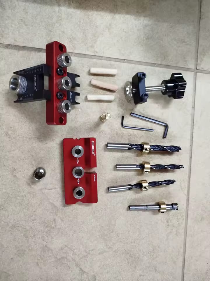 Customer photo review of PROMASTERTOOL™ 3-in-1 Self-Centering Dowel Jig Kit