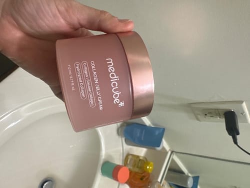 Customer photo review of Collagen Niacinamide Jelly Cream
