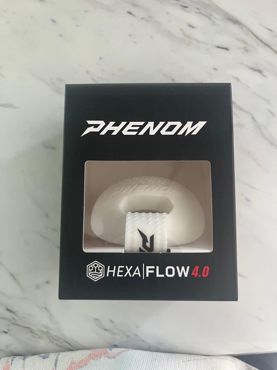 Customer photo review of Phenom Elite Hexa-Flow 4.0 Football Mouthguard – Team Color Edition (Adult & Youth)