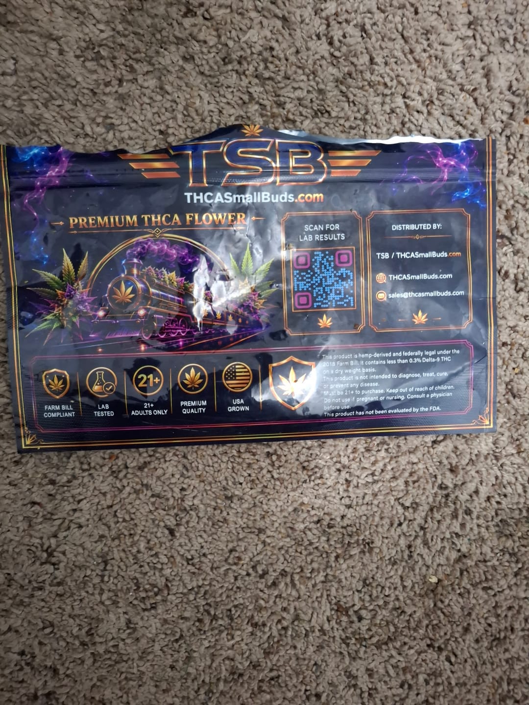 Customer photo review of Cheap THCA Smalls Ounce