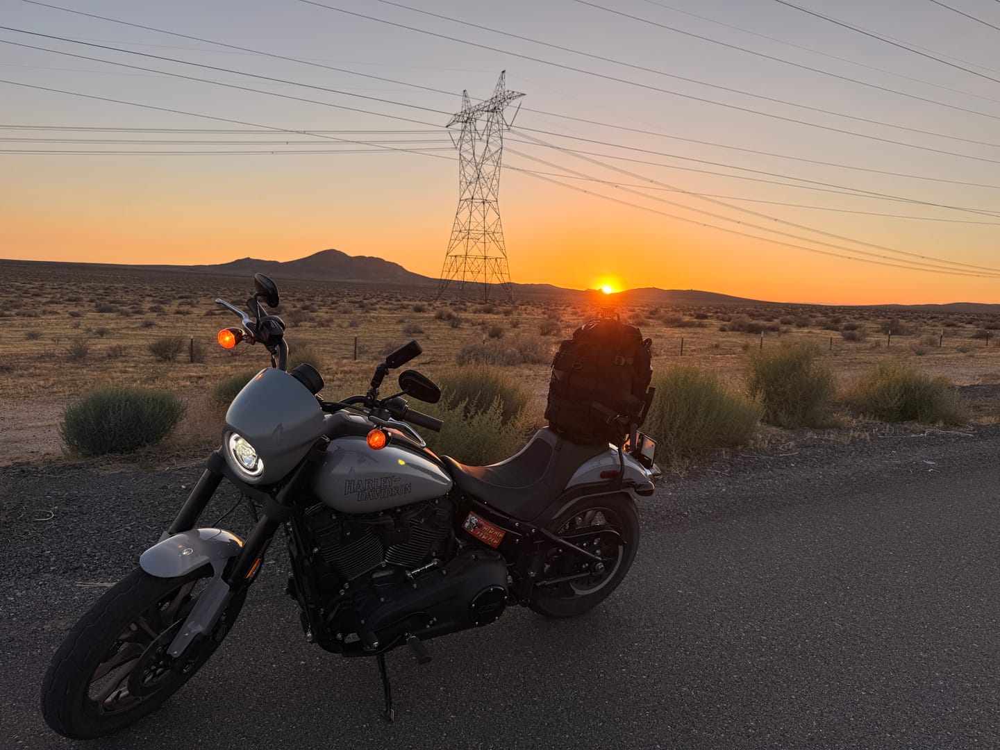 Customer photo review of Iron Born Blade 25" Sissy Bar with Foldable Luggage Rack for Harley Softail Low Rider S FXLRS Matte Black