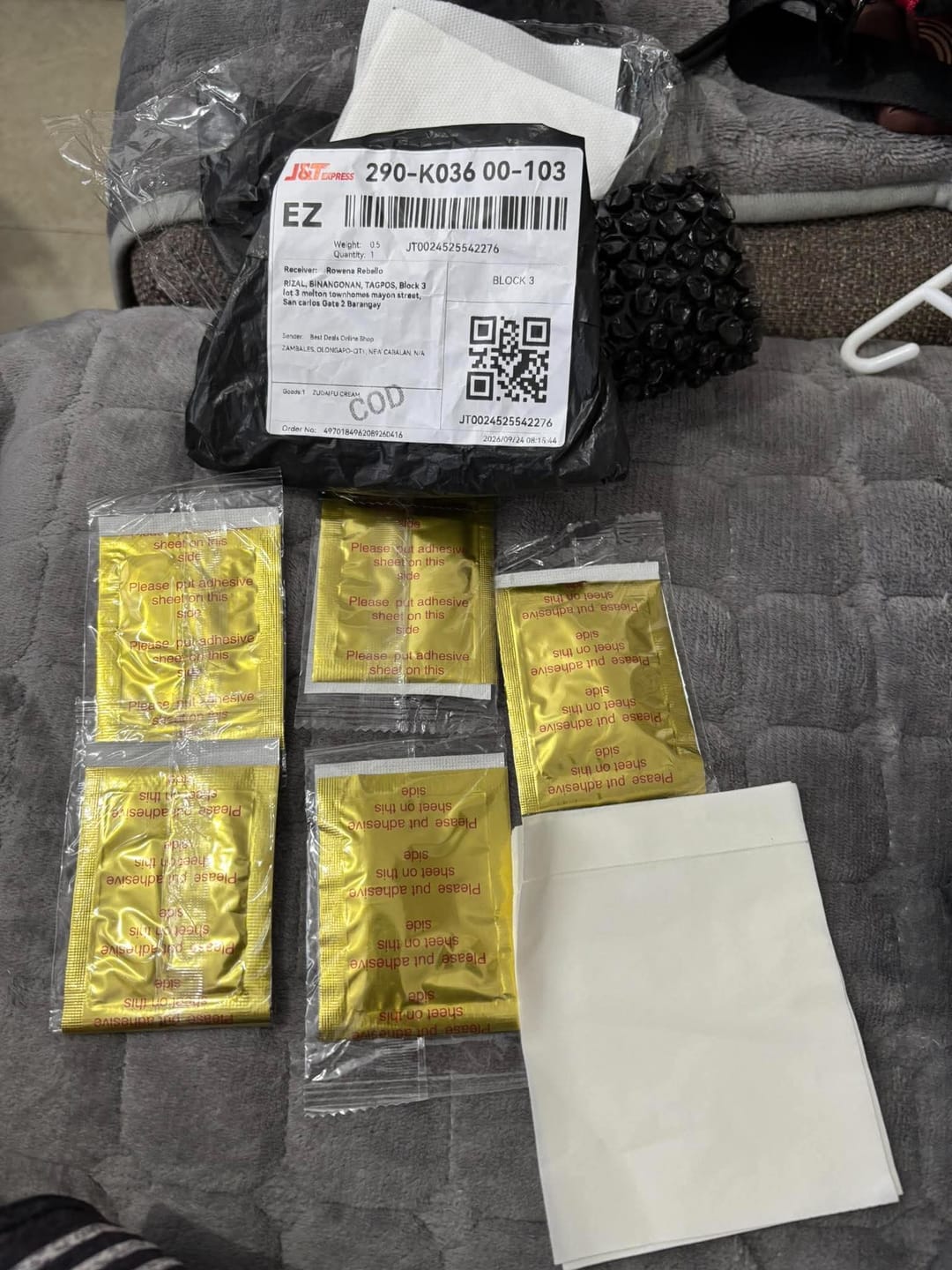 Customer photo review of ZUDAIFU Chinese Herbal Skin Cream