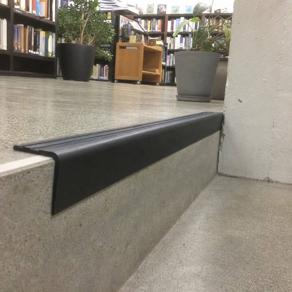Customer photo review of PVC Anti Slip Stair Nosing 60x37mm Commercial Flexible 3.22m