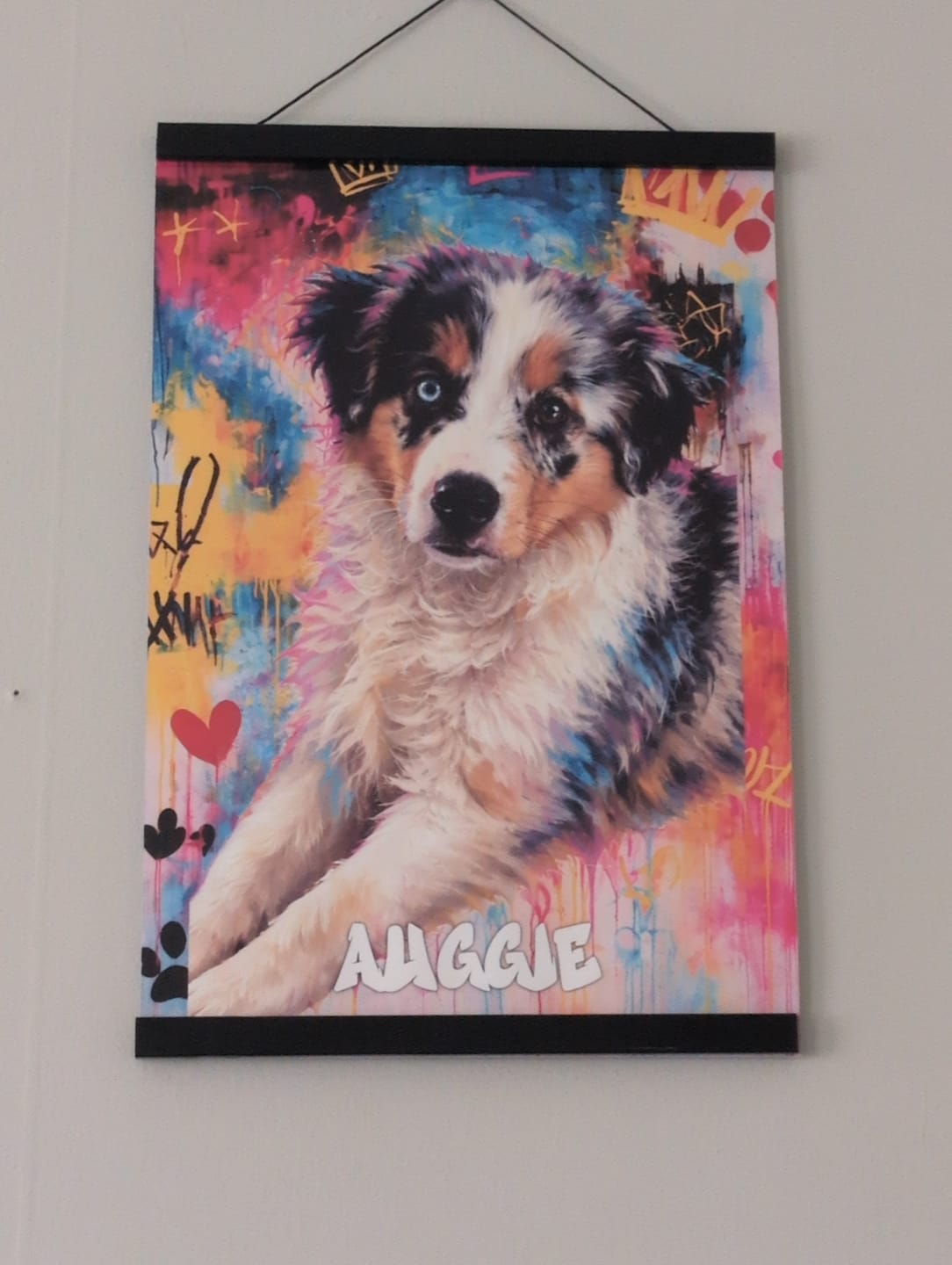 Customer photo review of Graffiti - Personalized Poster