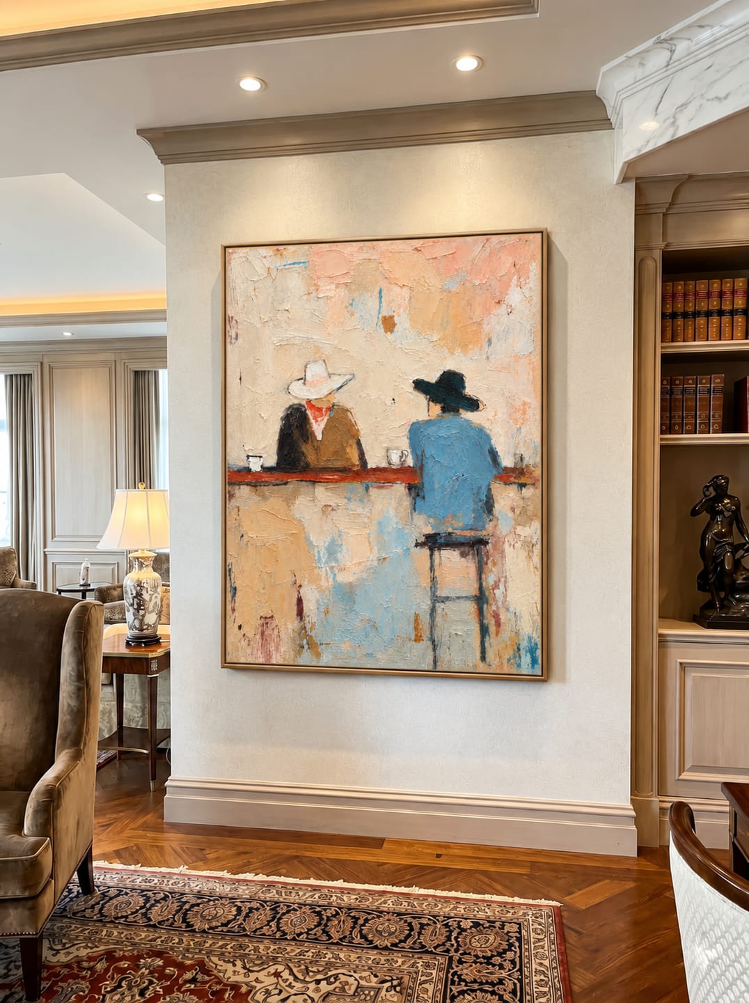 Customer photo review of Saloon Pause Wall Art