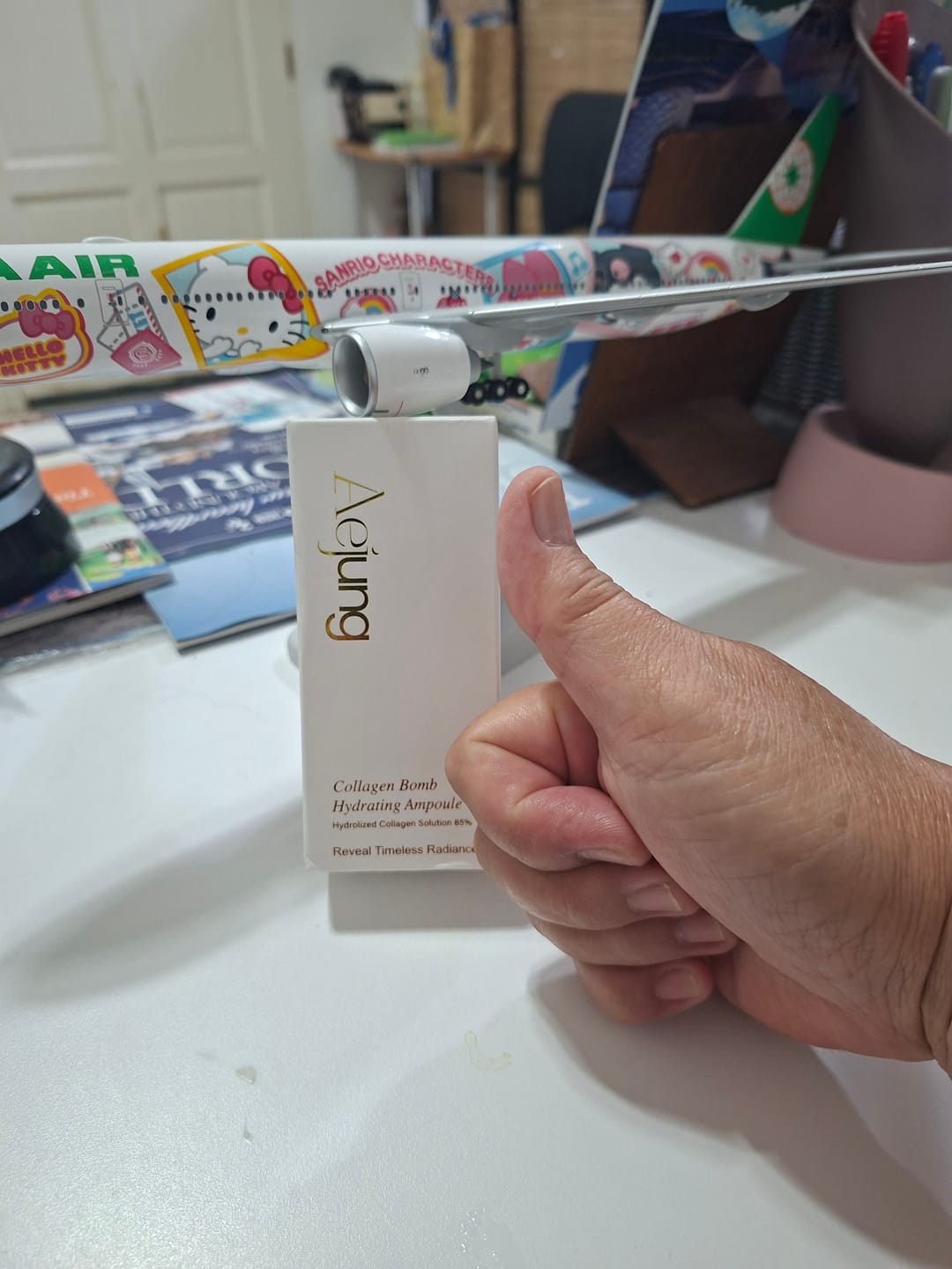 Customer photo review of Aejung™ Collagen Bomb Hydrating Ampoule