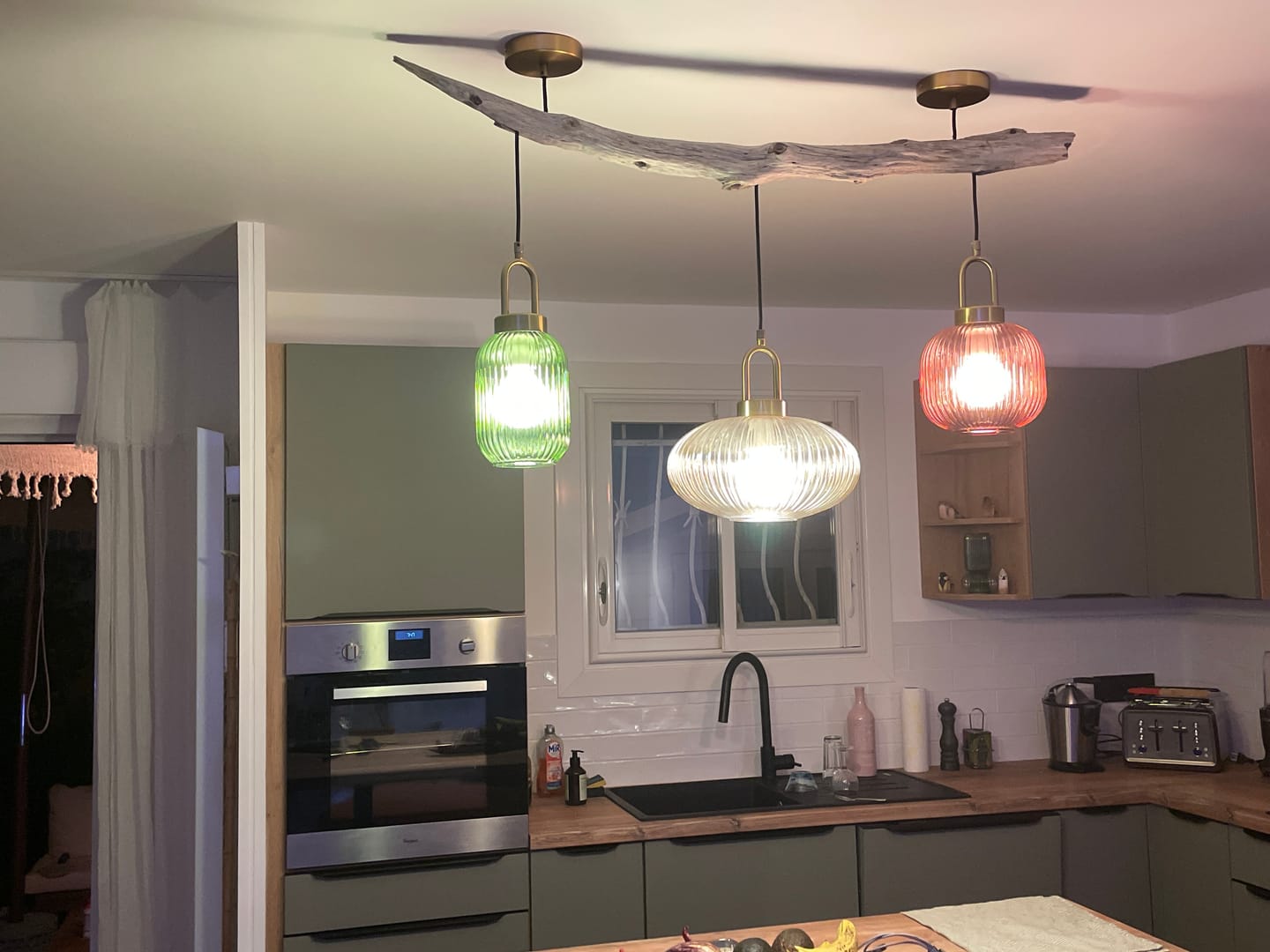 Customer photo review of Abat jour en verre style Vintage | CRISTALI